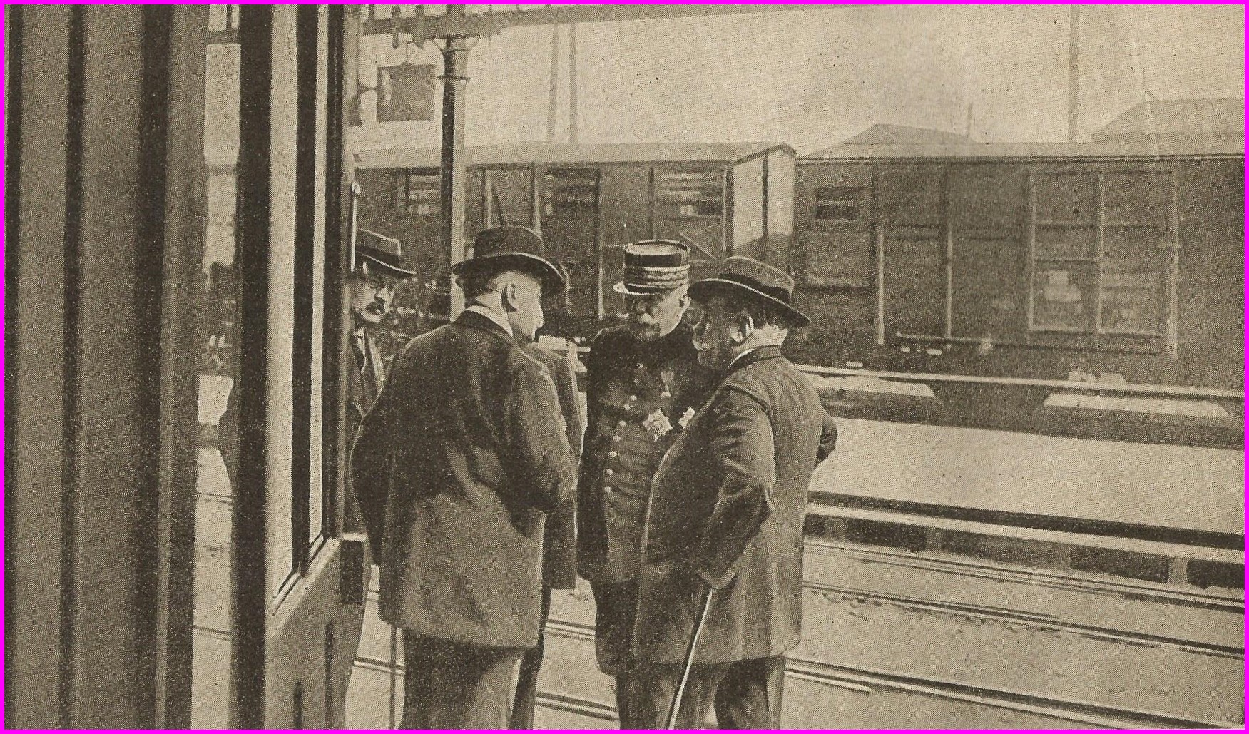 Calais 14 18 entrevue entre ministres juillet 1915 encadre