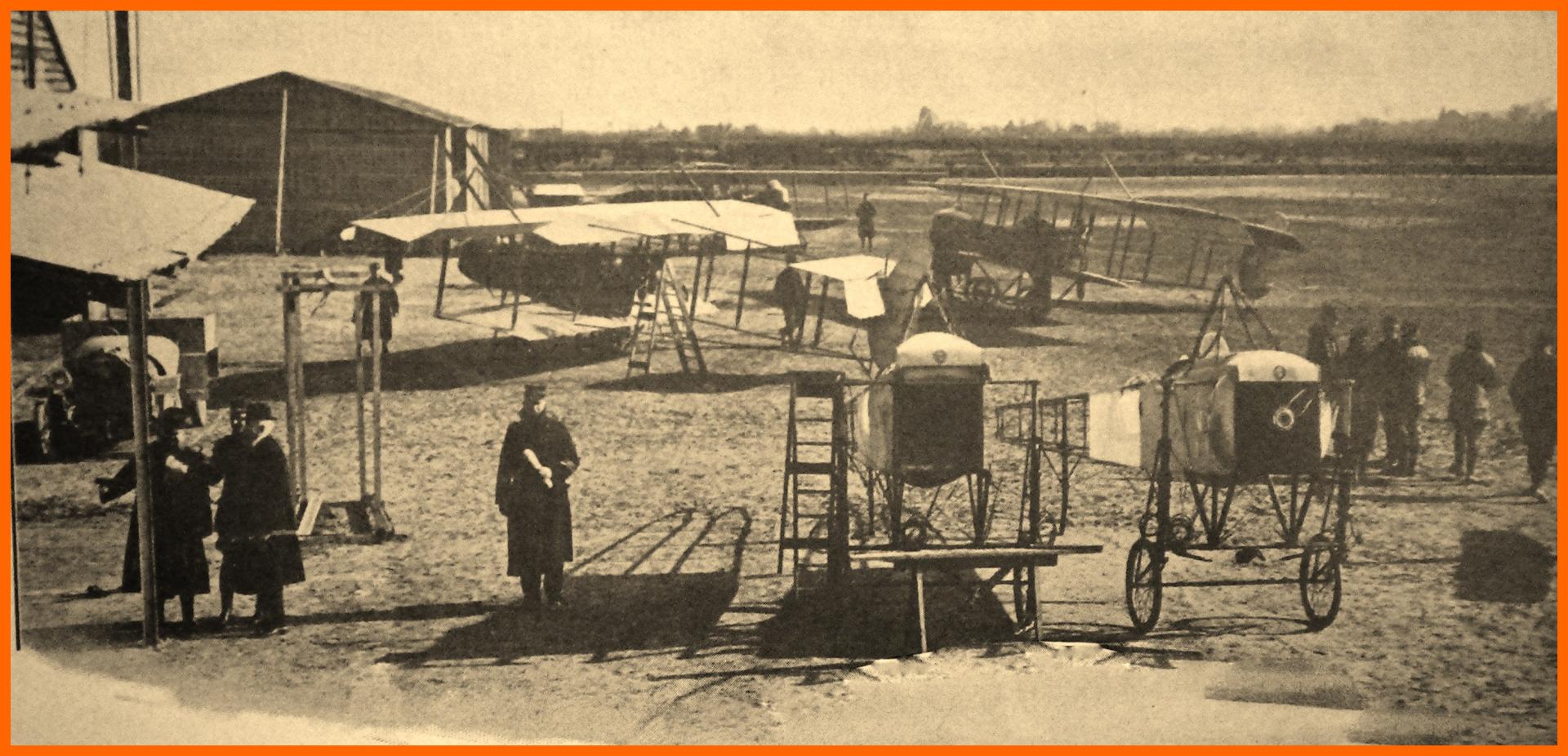 Calais 14 18 escadrilles belges au camp du beau marais rn 1914 encadre 2