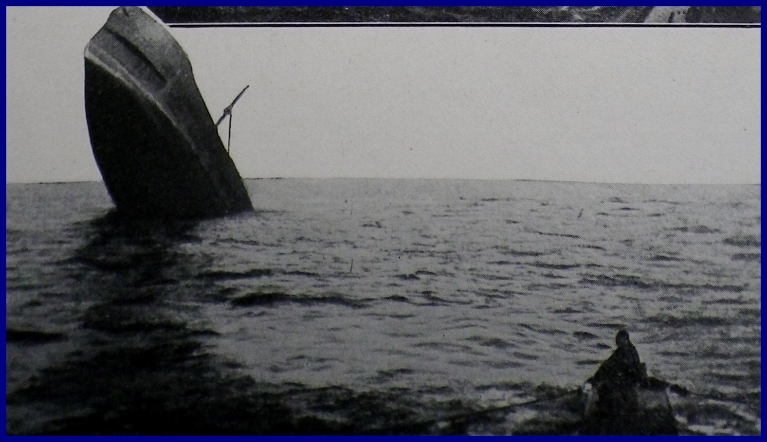 Calais 14 18 agonie d un transport de ravitaillement torpille par un sous marin allemand 3 encadre