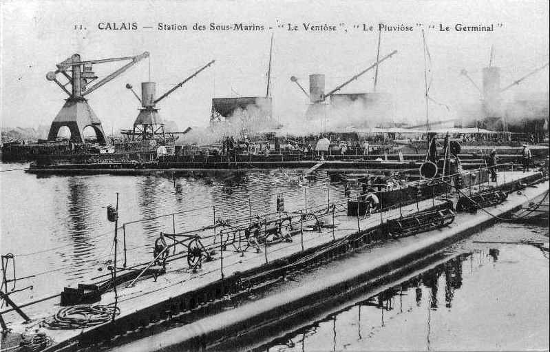 Calais 14 18 base sous marins