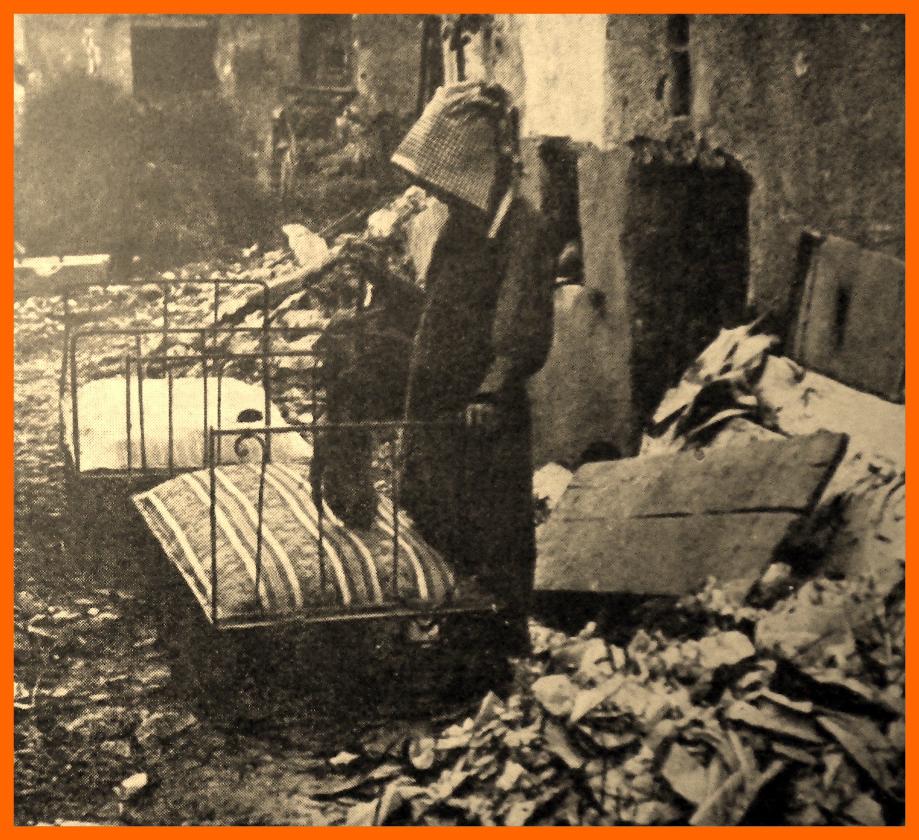 Calais 14 18 bombardement des 3 et 4 sept 1917 rue miraumont au fort nieulay et le sauvetage du mobilier encadre