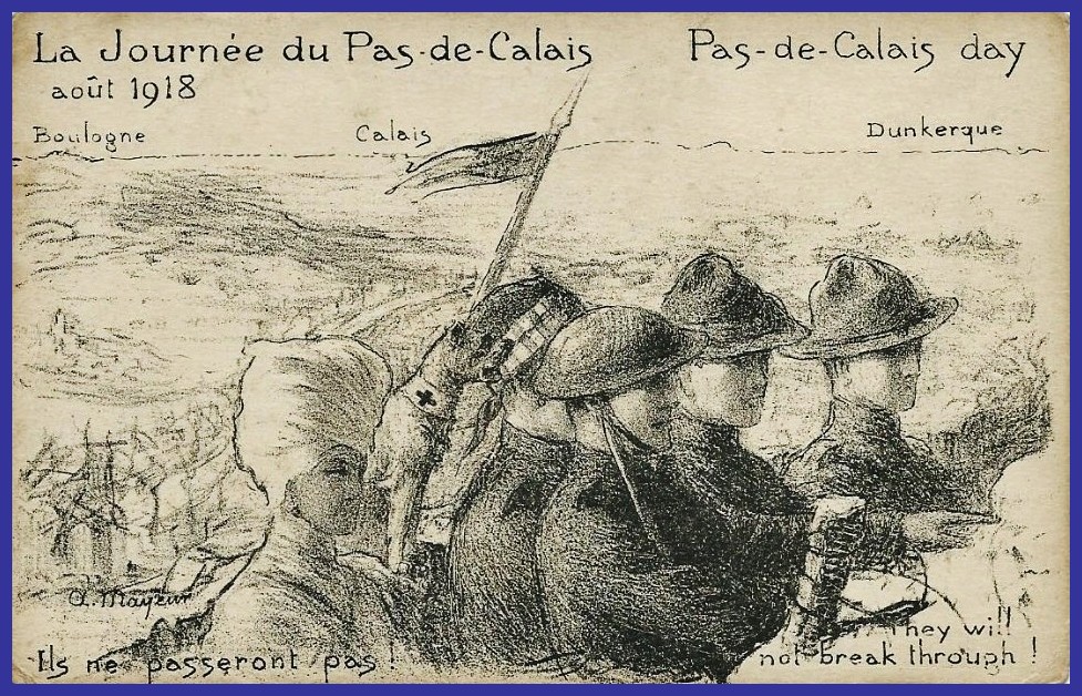 Calais 14 18 la journee du pas de calais calais dunkerque encadre