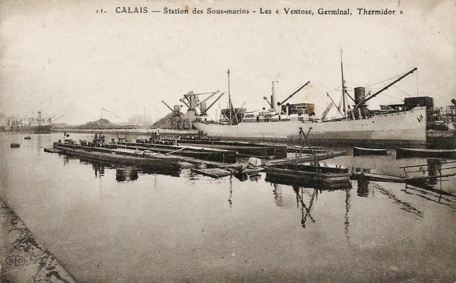 Calais 14 18 les sous marins dont thermidor