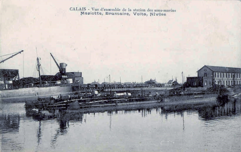 Calais 14 18 sous marins le nivose