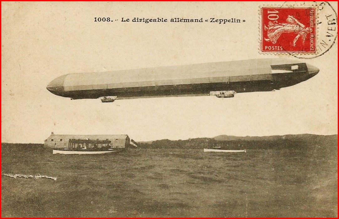 Calais 14 18 type de zeppelin ayant attaque calais encadre